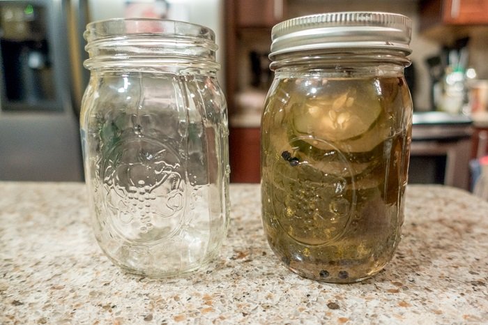 Canned pickles