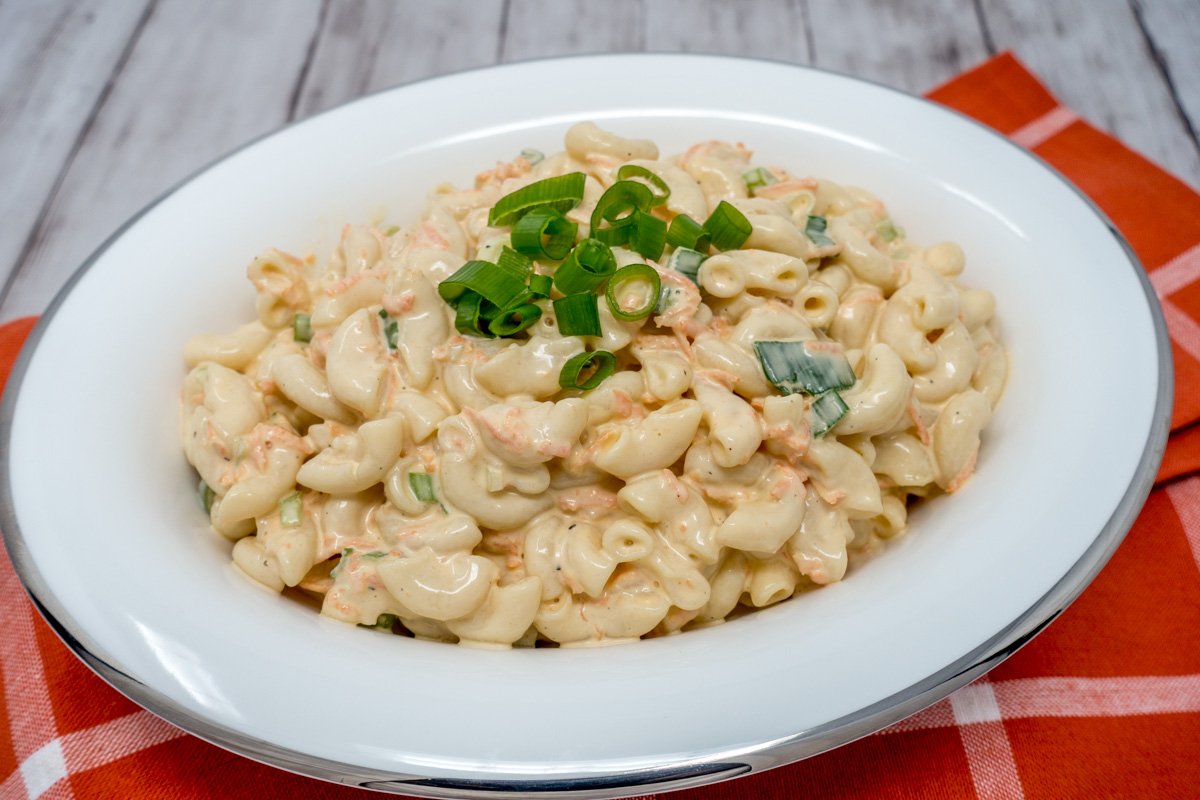 This Hawaiian macaroni salad recipe is simple and easy to make