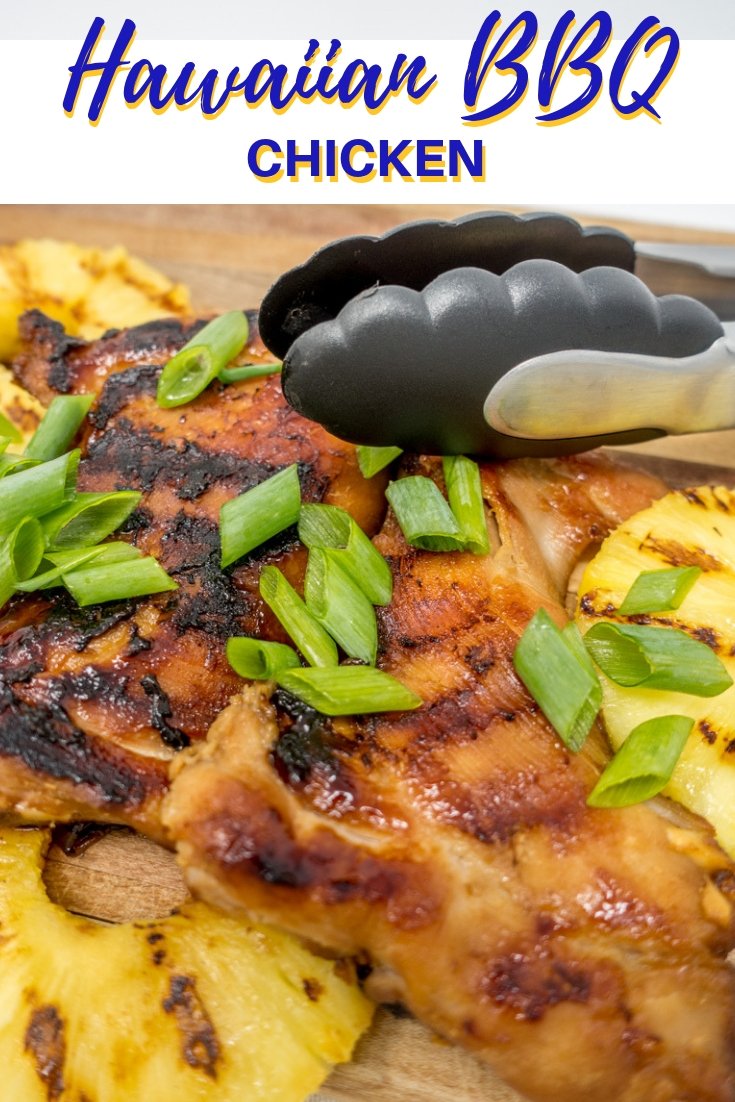 This fresh, sweet, and savory Hawaiian BBQ chicken dish is conveniently grilled on the stove