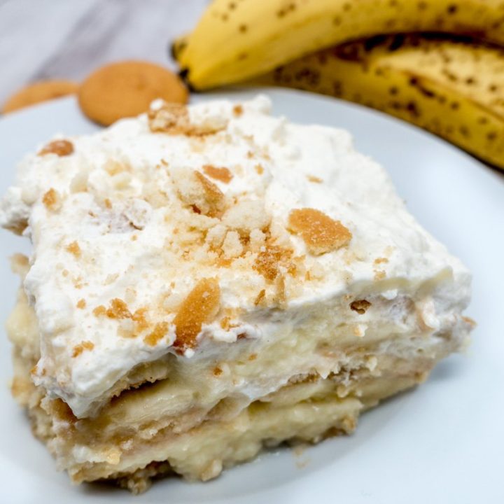Old fashioned banana pudding recipe with whipped cream -- SO good!