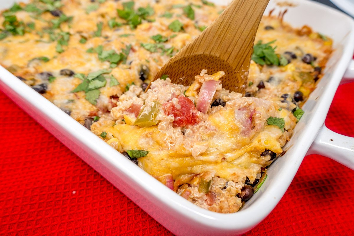This Mexican style quinoa casserole on a must-try dinner