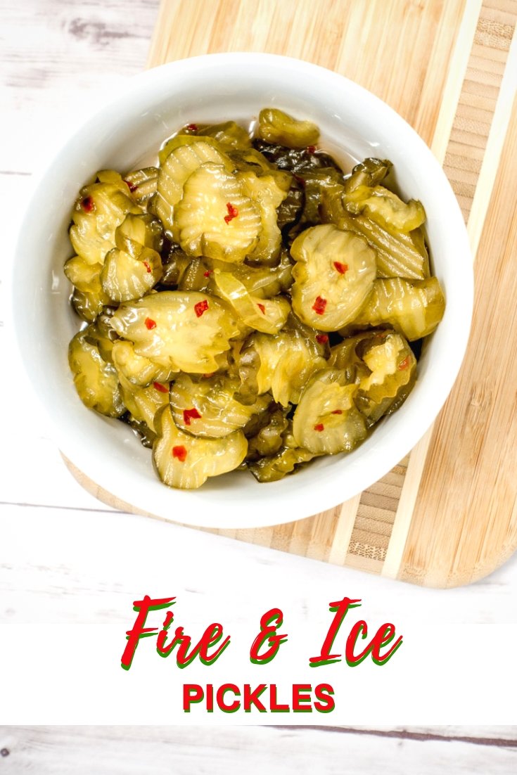 Fire and ice pickles are so delicious!