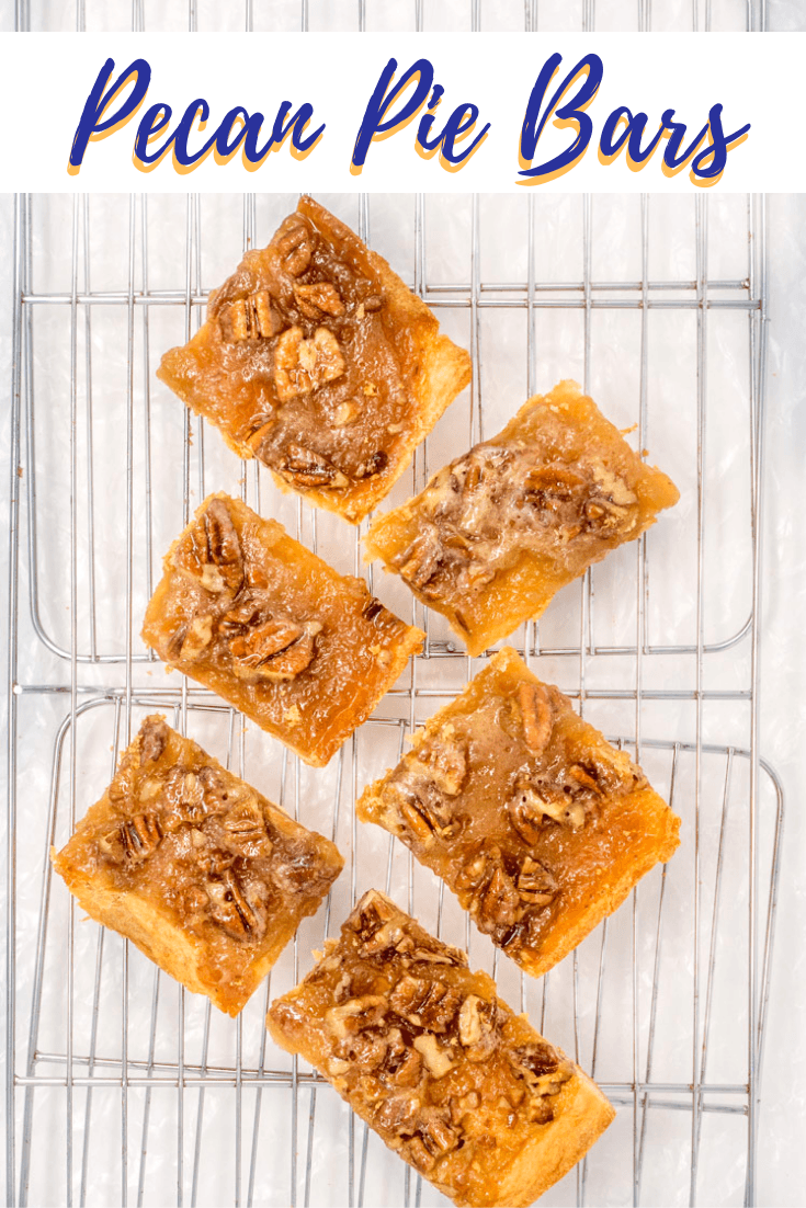 Easy pecan pie bars recipe that's quick and simple to make