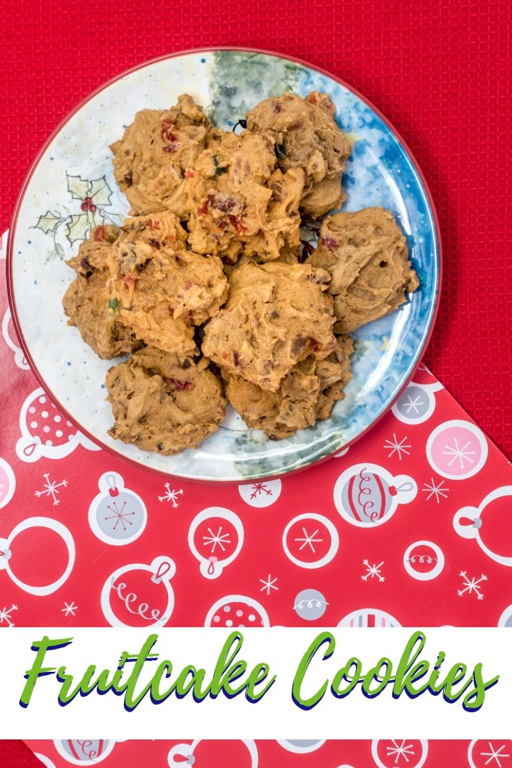 Fruitcake Cookies with Candied Fruit and Nuts - I Believe I Can Fry