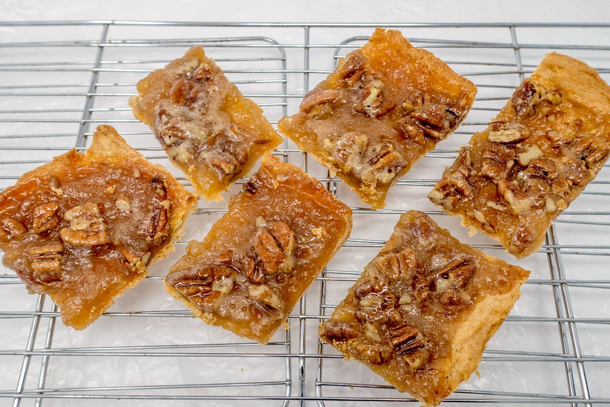 This easy pecan pie bars recipe is fast and simple