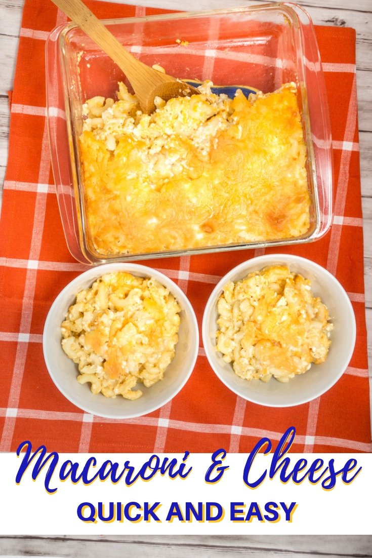 Try this baked homemade mac n cheese recipe