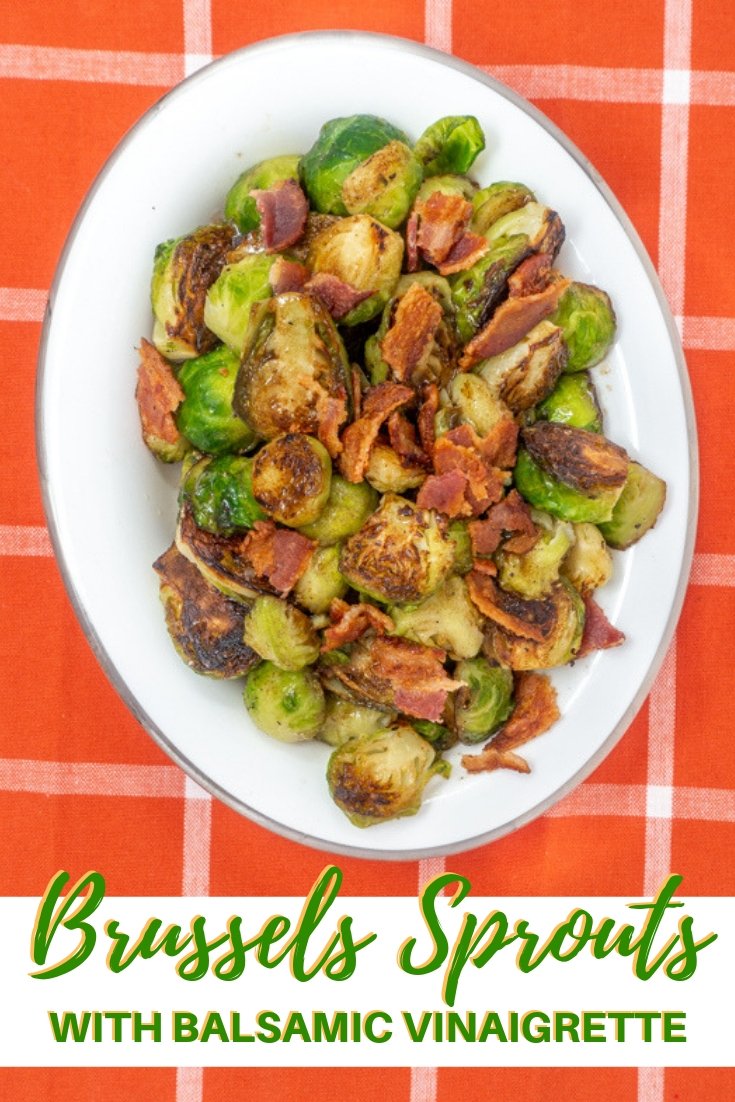 Incredible Balsamic Brussels Sprouts with Bacon - I Believe I Can Fry