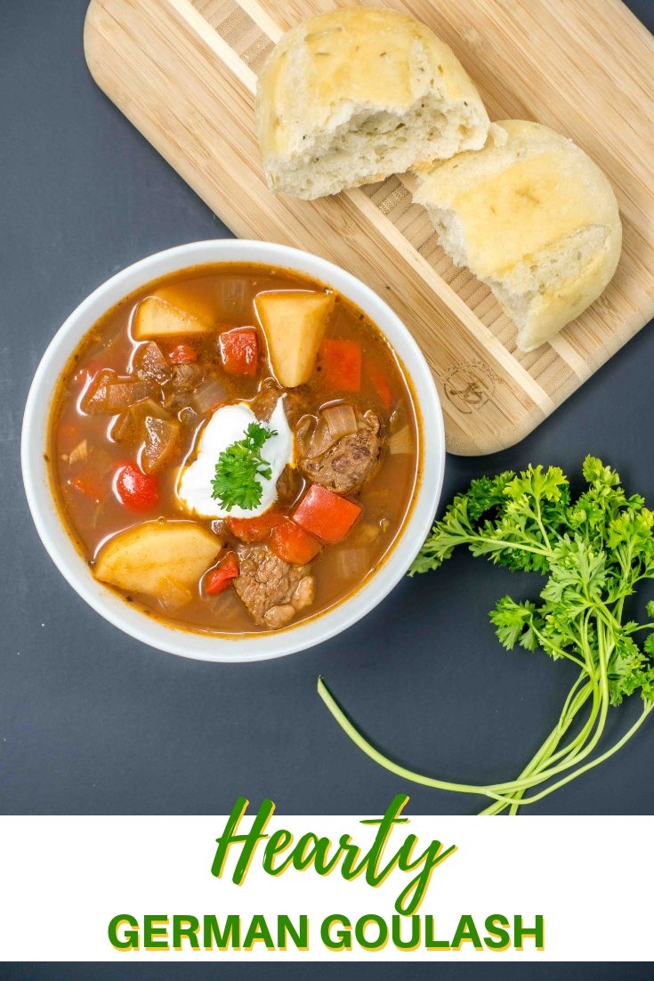 Try this slow-cooker German goulash recipe for a delicious dish on a winter day