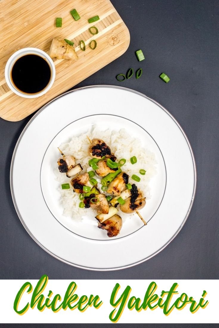 Lunch or dinner doesn't get better than this chicken yakitori recipe with homemade yakitori sauce