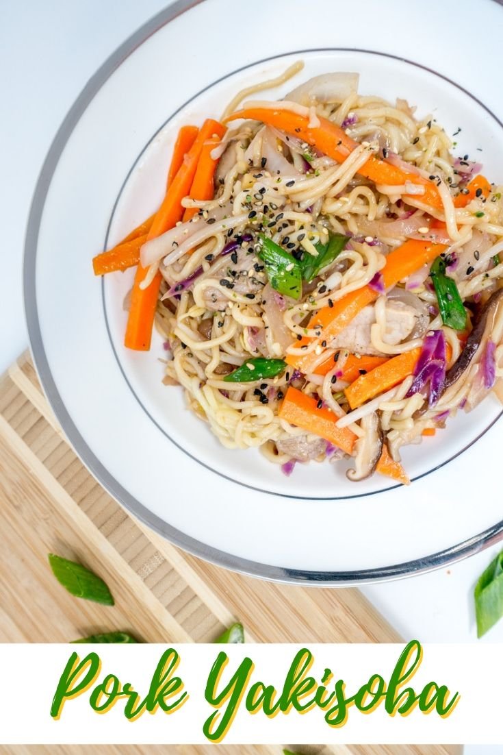 Yakisoba is a popular Japanese noodle stir-fry that's easy to make at home. Our yakisoba recipe is loaded with fresh vegetables and homemade sauce.