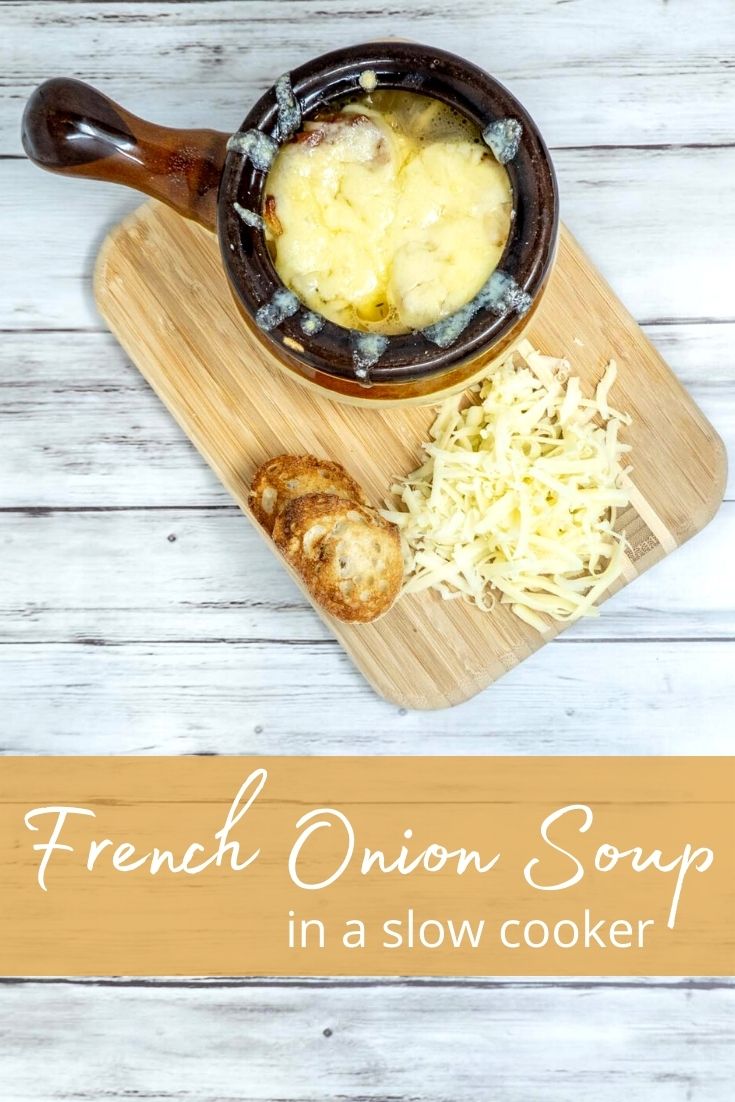 Savory French onion soup